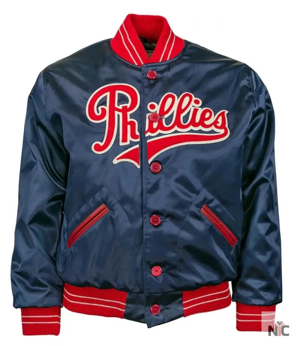 1937 Philadelphia Phillies Satin Jacket NYC Jackets