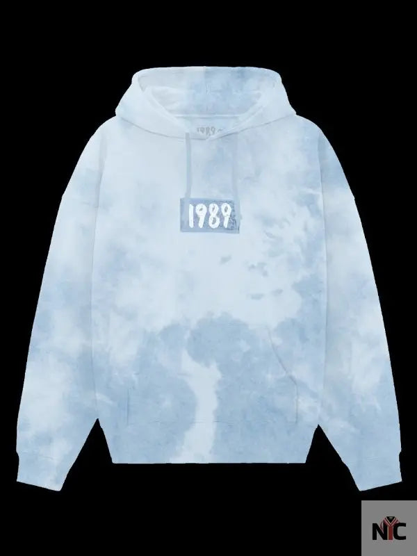 1989 Blue Tie Dye Hoodie NYC Jackets