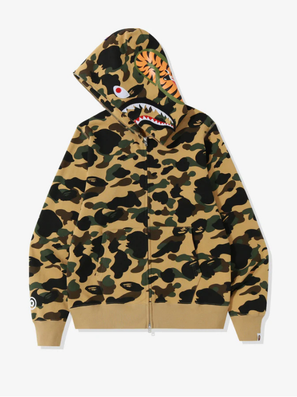 1st Camo Shark Full Zip Hoodie