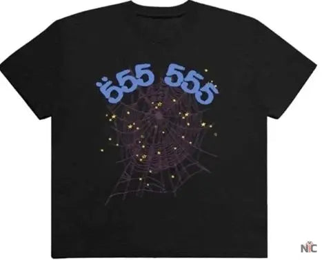 555 Printed T-Shirt – Black NYC Jackets