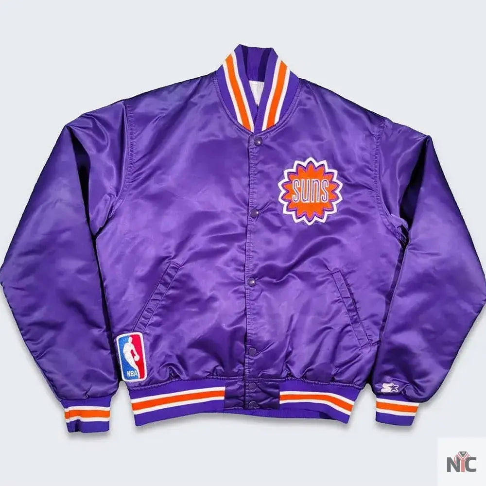 80s Phoenix Suns Purple Jacket NYC Jackets