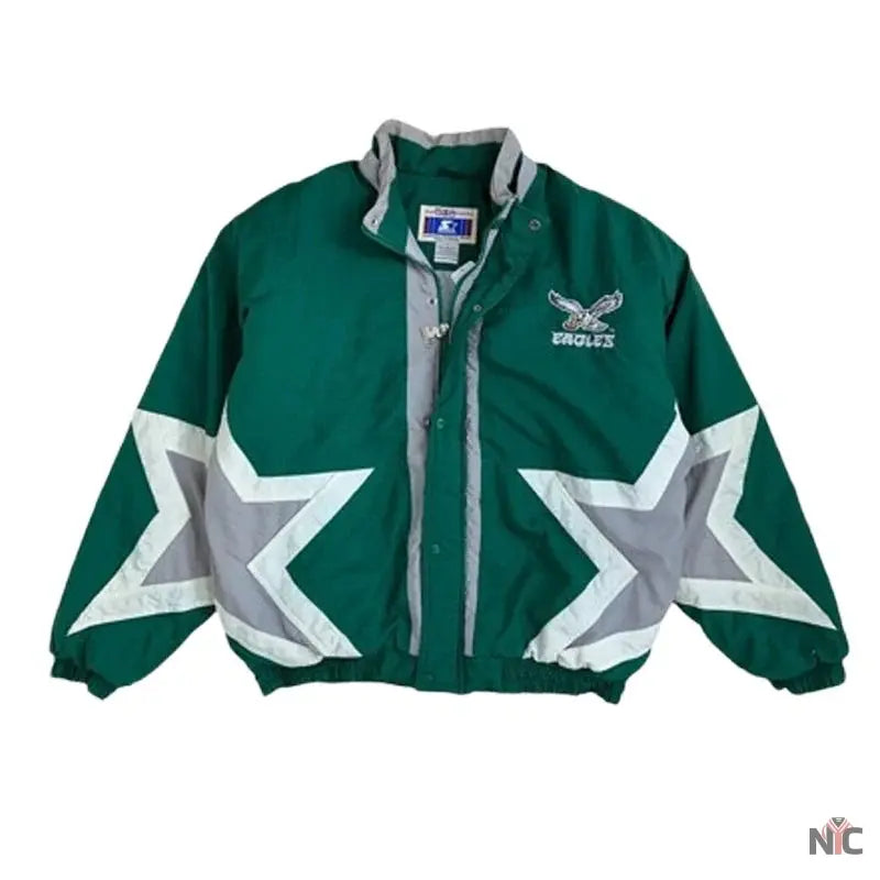 90’s Philadelphia Eagles Starter “Star” Puffer Jacket NYC Jackets