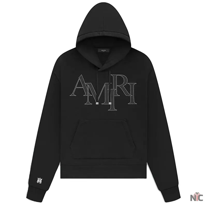 AMIRI Staggered Logo Hoodie NYC Jackets