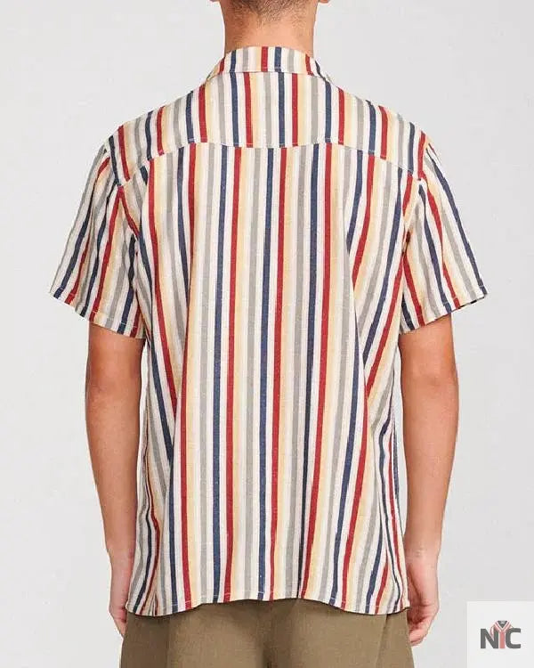 Access Hollywood Scott Evans Striped Short Sleeve Shirt NYC Jackets