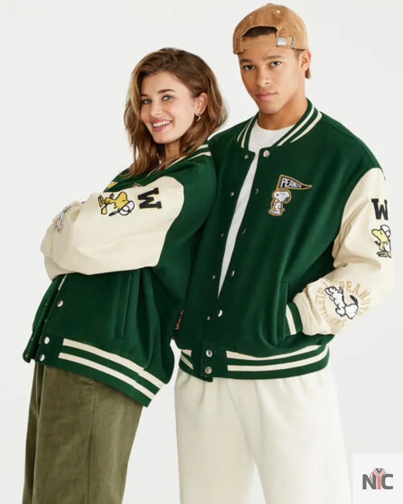 Aéropostale Snoopy Varsity Jacket NYC Jackets