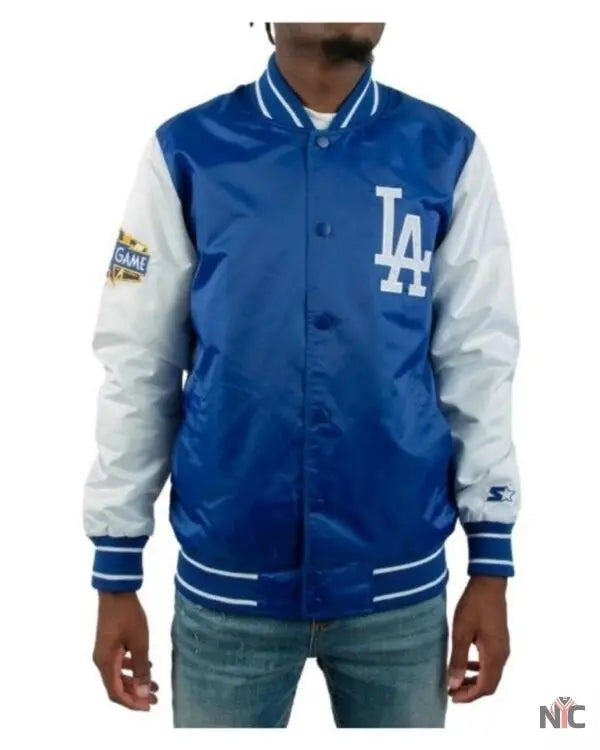 All-star Los Angeles Dodgers Satin Varsity Jacket NYC Jackets