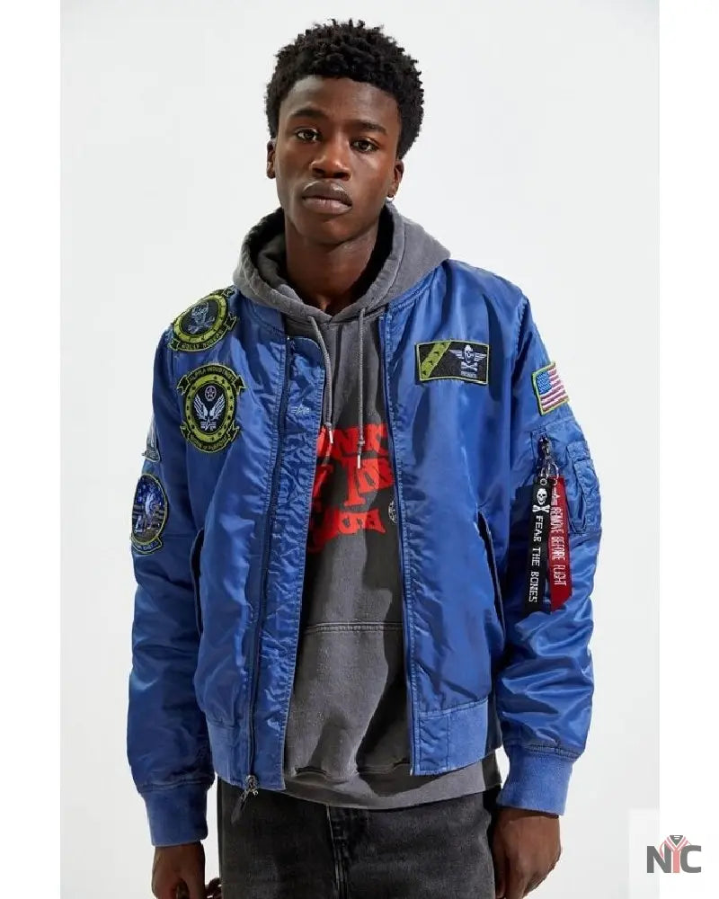Alpha Industries L-2B Fear The Bones Battlewash Jacket NYC Jackets