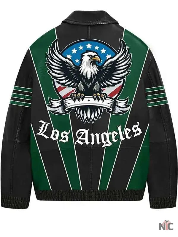 American Eagle Leather Jacket NYC Jackets
