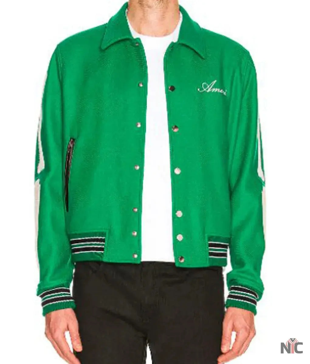 Amiri Bones Letterman Wool Jacket NYC Jackets