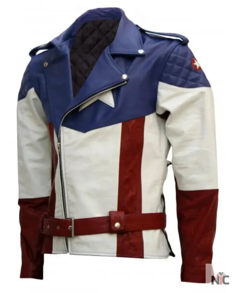 Avenger Hot Version Captain America Leather Jacket NYC Jackets