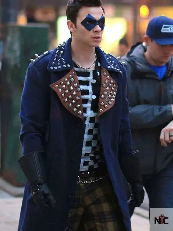 Axel Walker The Flash S04 Blue Coat NYC Jackets