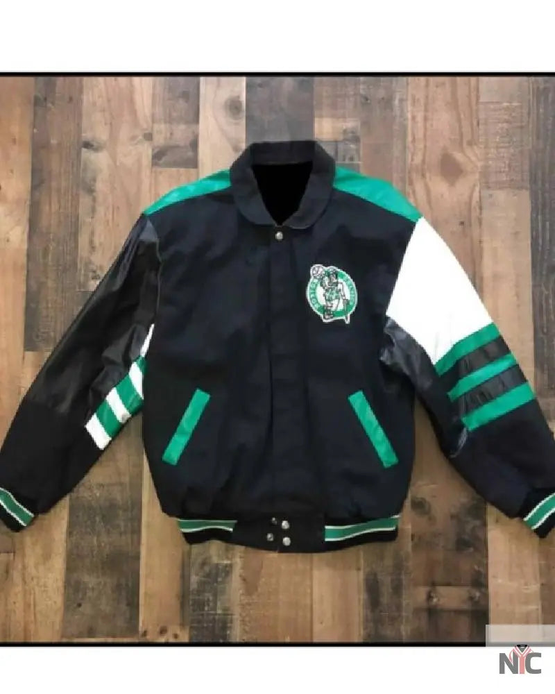 Boston Celtics NBA Jeff Hamilton Varsity Jacket NYC Jackets