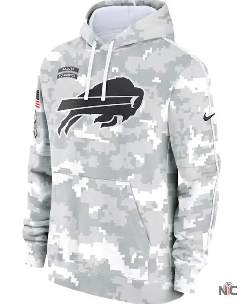 Buffalo Bills Salute To Service Camo 2024 Hoodie NYC Jackets