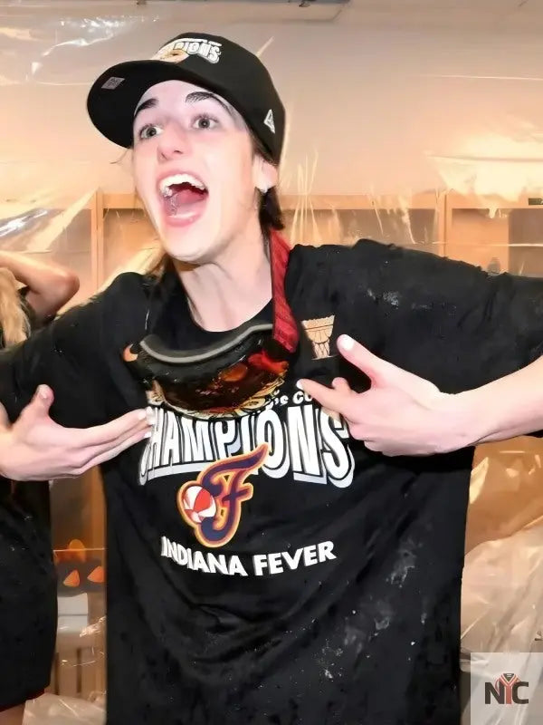 Caitlin Clark WNBA Commissioner’s Cup 2025 Champions T-Shirt NYC Jackets