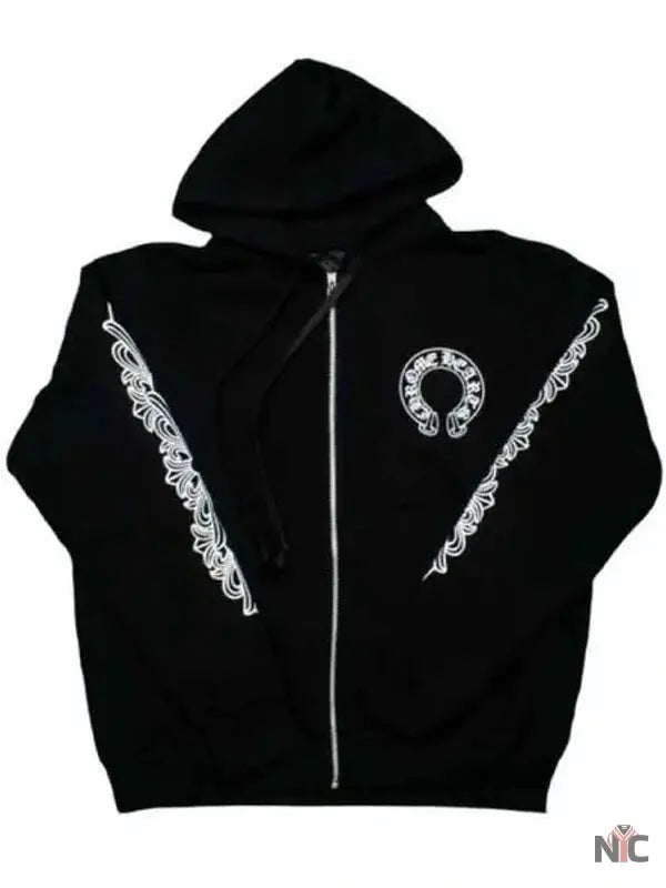 Chrome Hearts Black Fleece Hoodie NYC Jackets