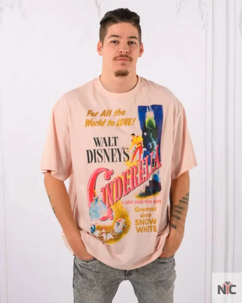 Cinderella Poster Drop Sleeve T-Shirt NYC Jackets