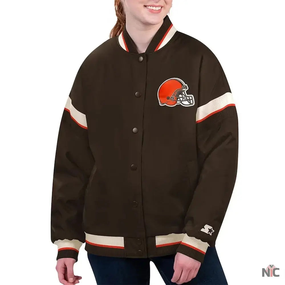 Cleveland Browns Tournament Varsity Jacket NYC Jackets