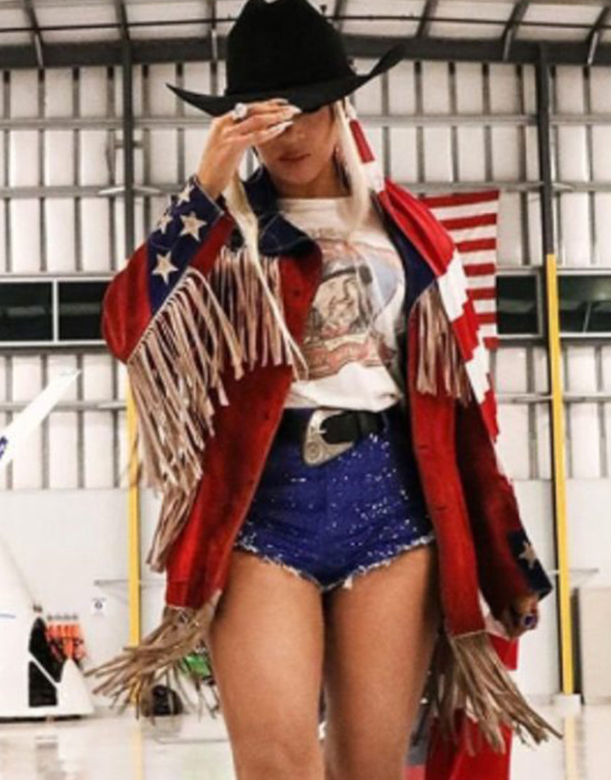 Coachella 2024 Beyonce Fringe Jacket