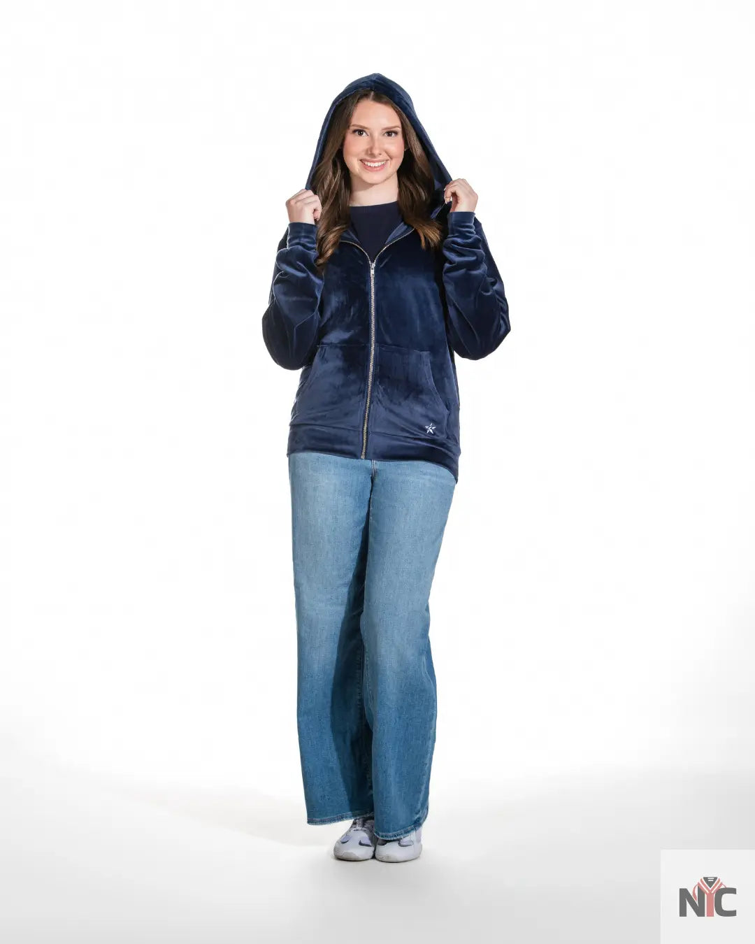 Dallas Cowboys Cheerleader Navy Blue Hoodie NYC Jackets