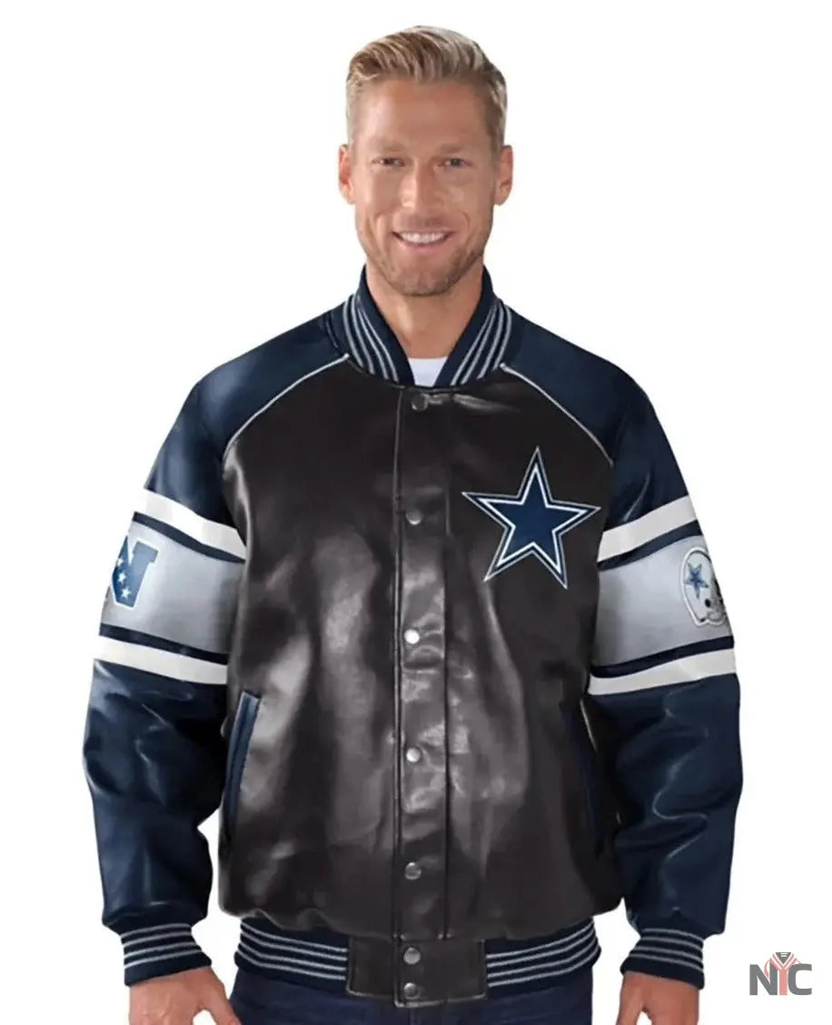 Dallas Cowboys Leather Jacket NYC Jackets