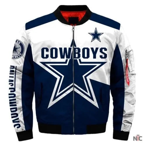 Dallas Cowboys Super Bowl Championship Bomber Jacket NYC Jackets
