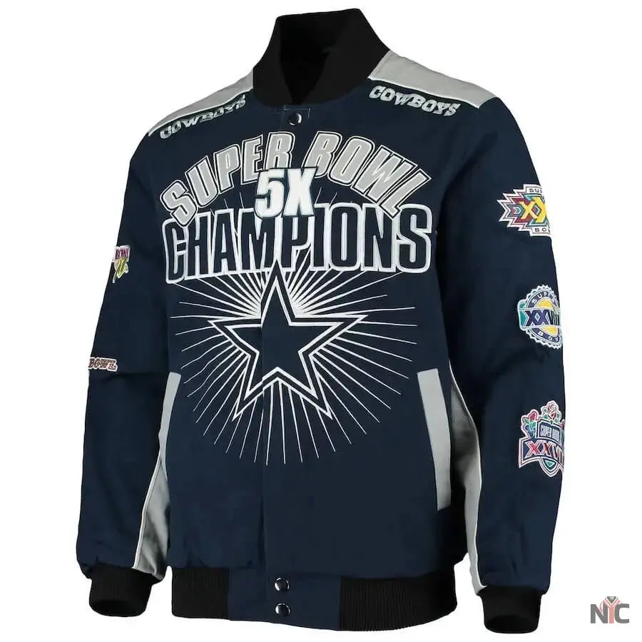 Dallas Cowboys Super Bowl Championship Jacket NYC Jackets