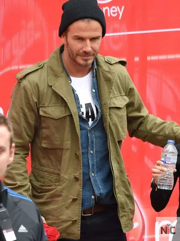 David Beckham Field Green Jacket NYC Jackets