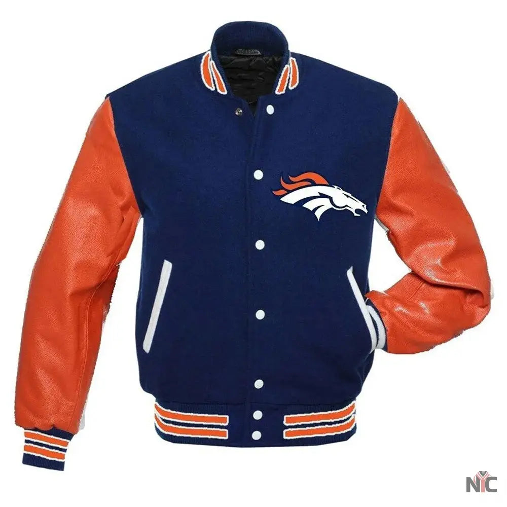 Denver Broncos Varsity Jacket NYC Jackets