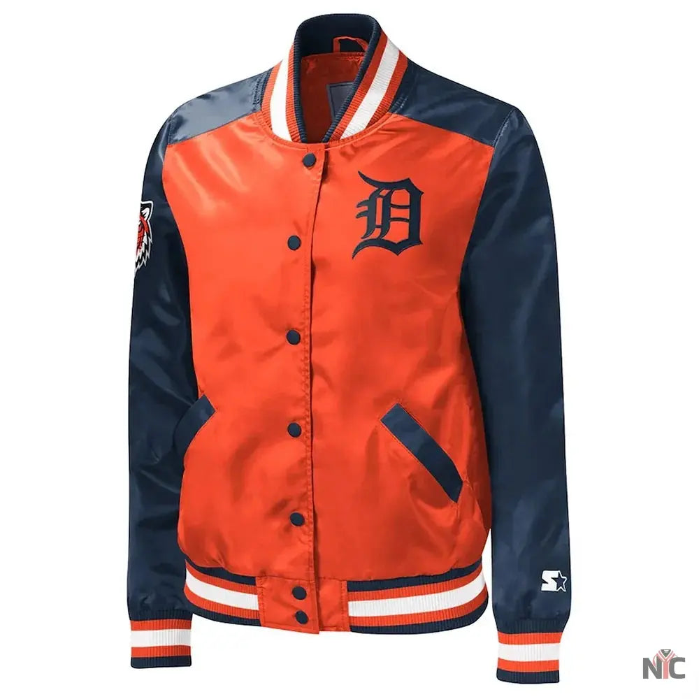 Detroit Tigers The Legend Satin Jacket NYC Jackets