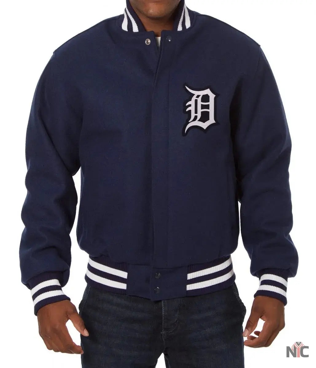 Detroit Tigers Varsity Wool Jacket NYC Jackets