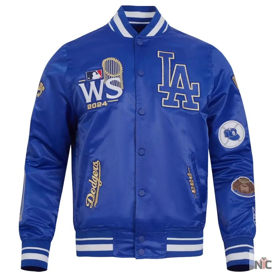 Dodgers 2024 World Series Champions Full-Snap Jacket NYC Jackets