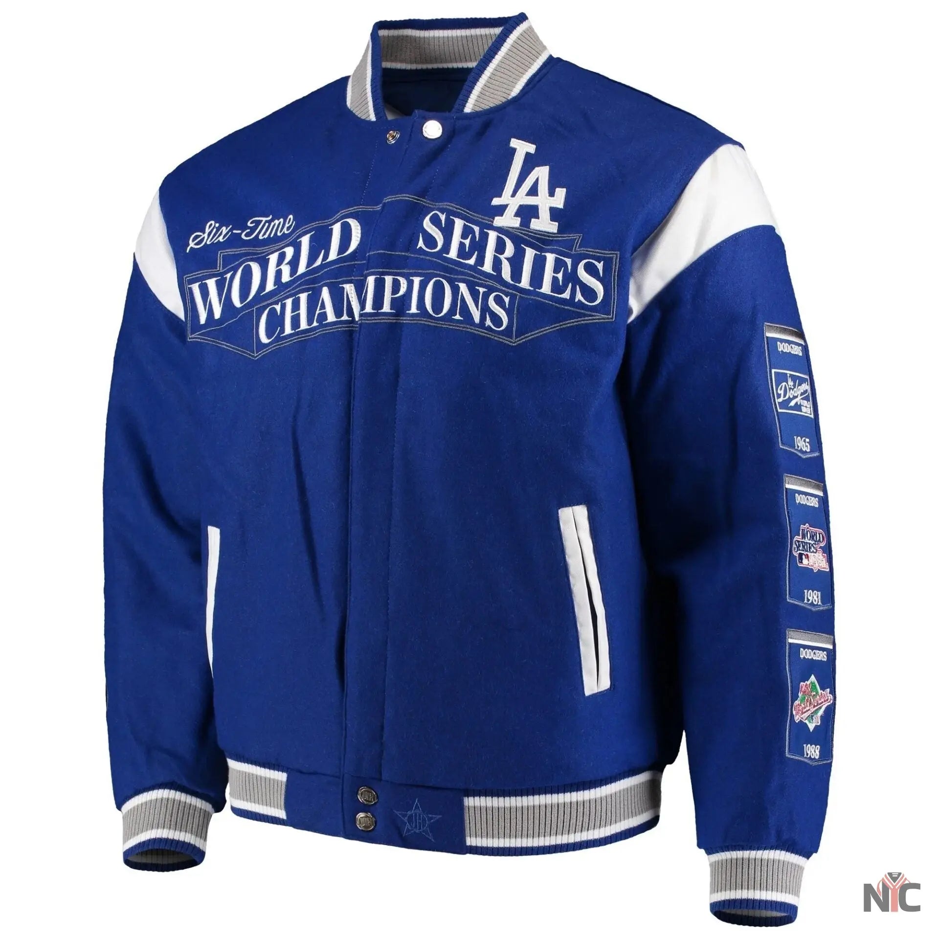 Dodgers Commemorative Championship Varsity Jacket NYC Jackets