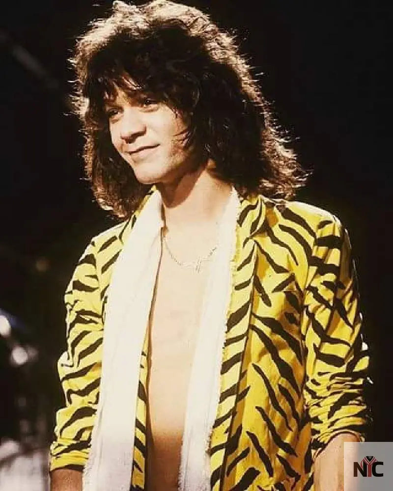 Eddie Van Halen Yellow Tiger Jacket NYC Jackets