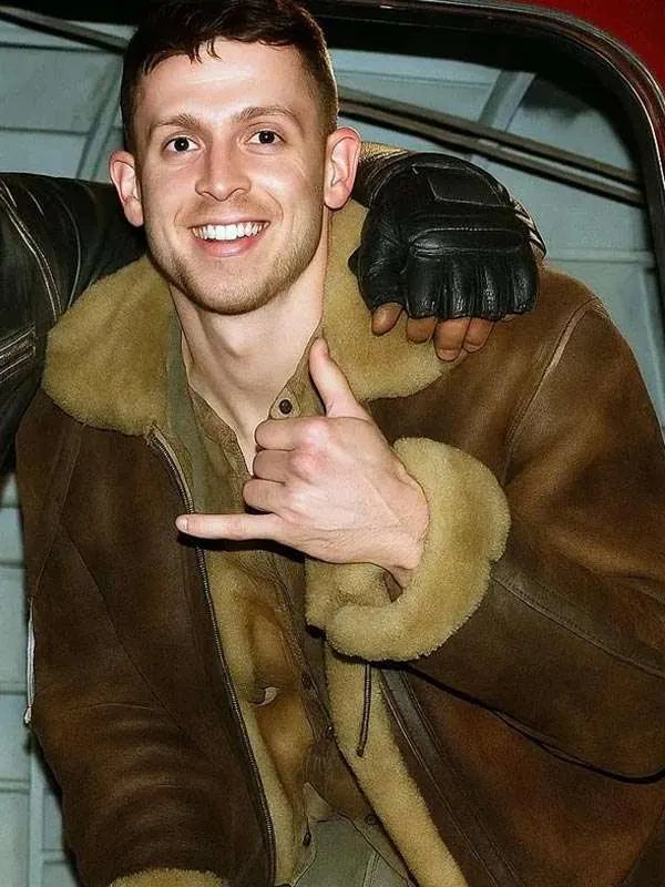George Somner Afterburn 2025 Brown Leather Jacket NYC Jackets
