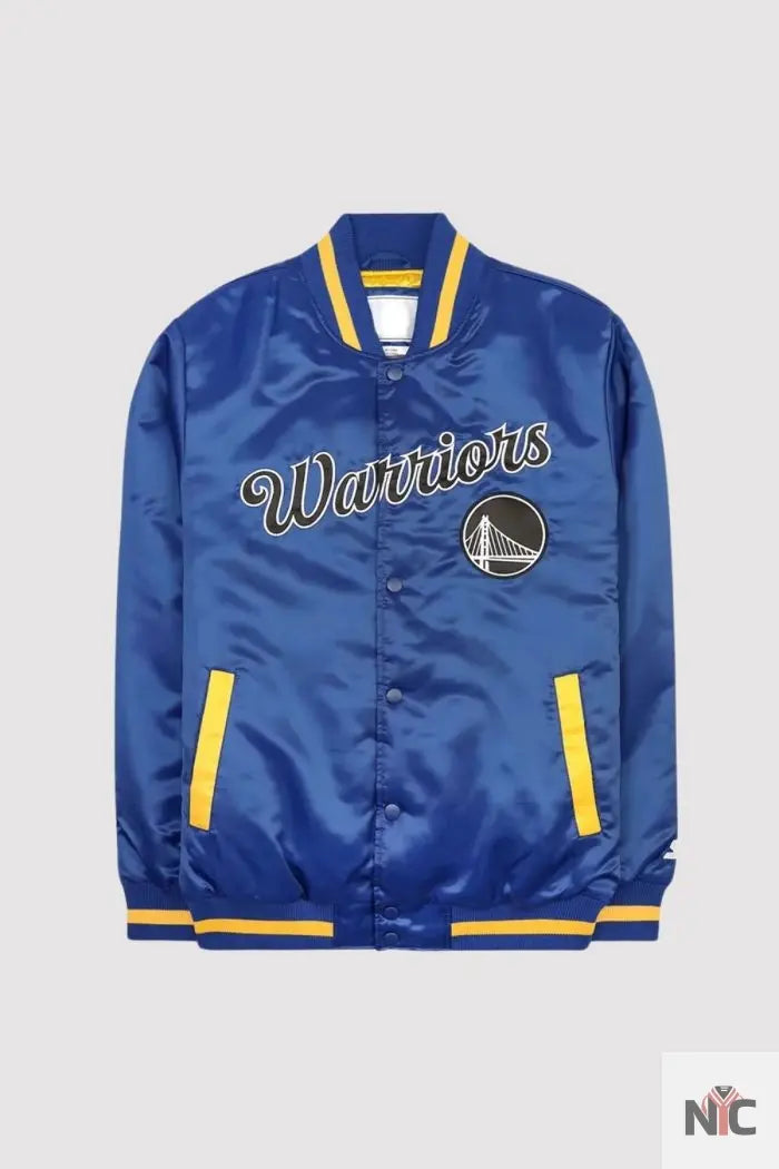 Golden State Warriors Blue Exclusive Varsity Jacket NYC Jackets