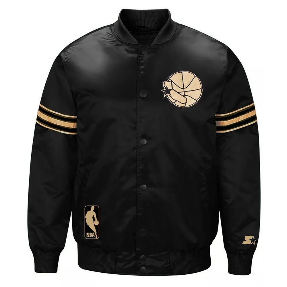 Golden State Warriors Domestic Wool & Leather Varsity Jacket