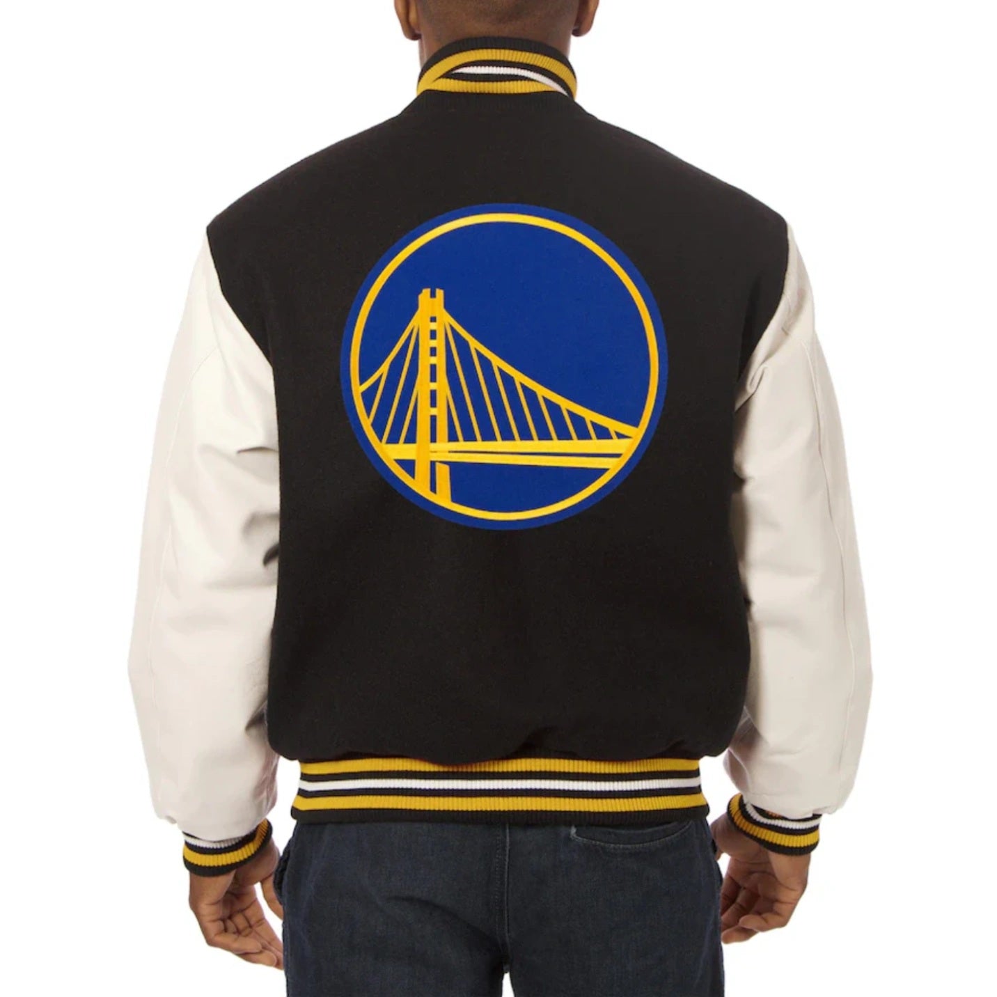 Golden State Warriors Domestic Wool & Leather Varsity Jacket