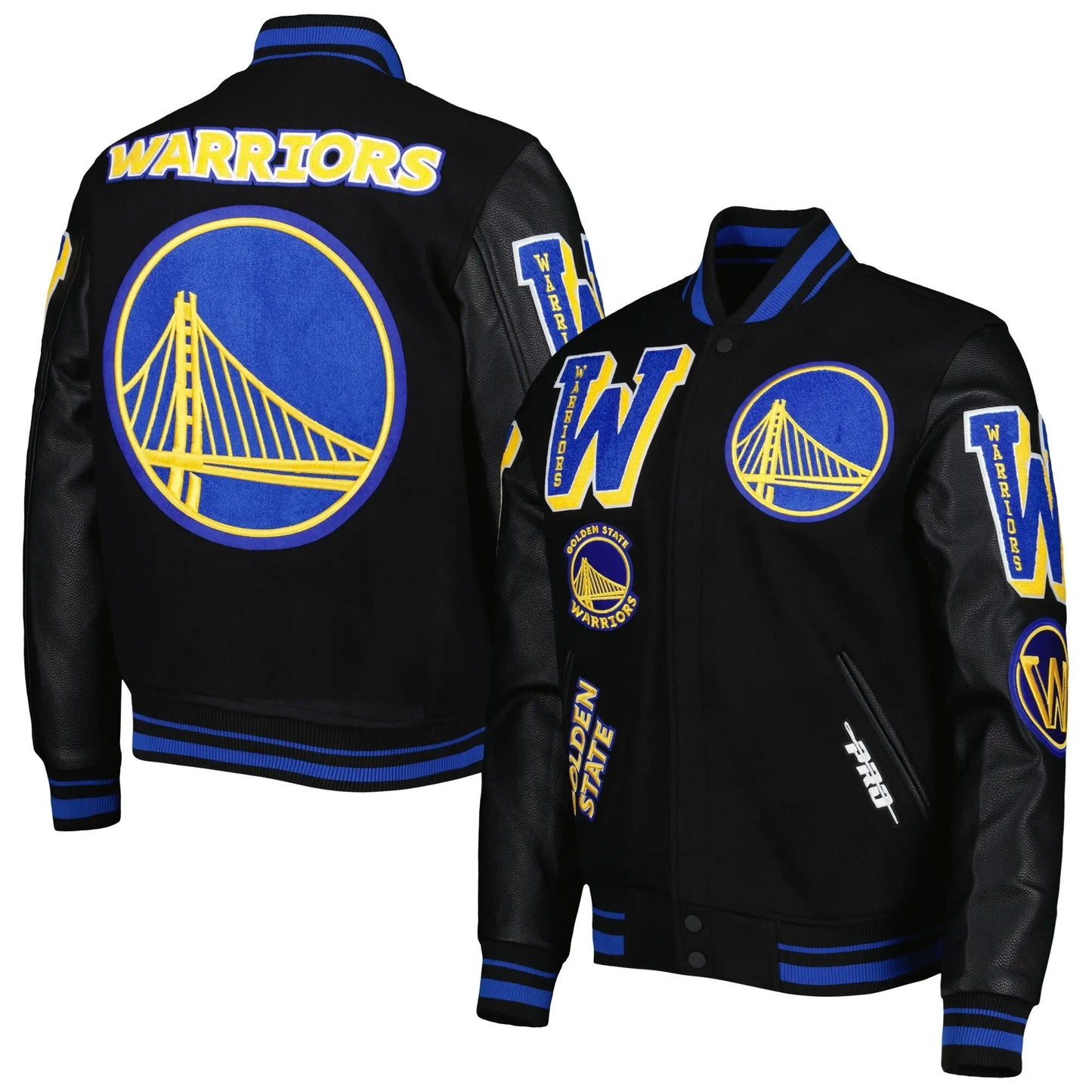 Golden State Warriors Mashup Varsity Jacket
