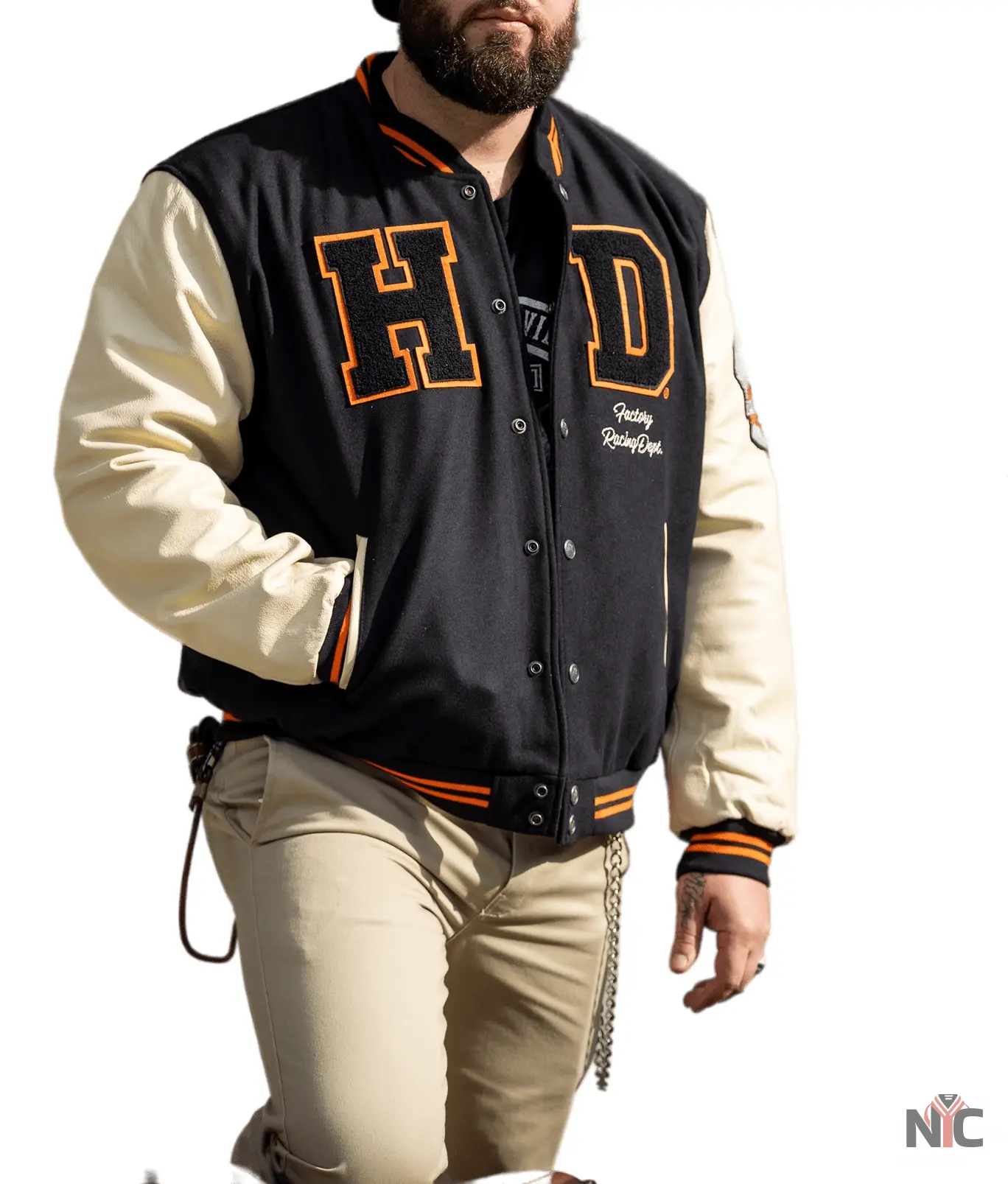 Harley Davidson 120th Anniversary Wool Varsity Jacket NYC Jackets