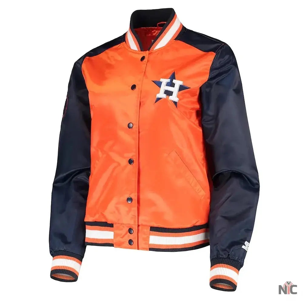 Houston Astros The Legend Satin Jacket NYC Jackets