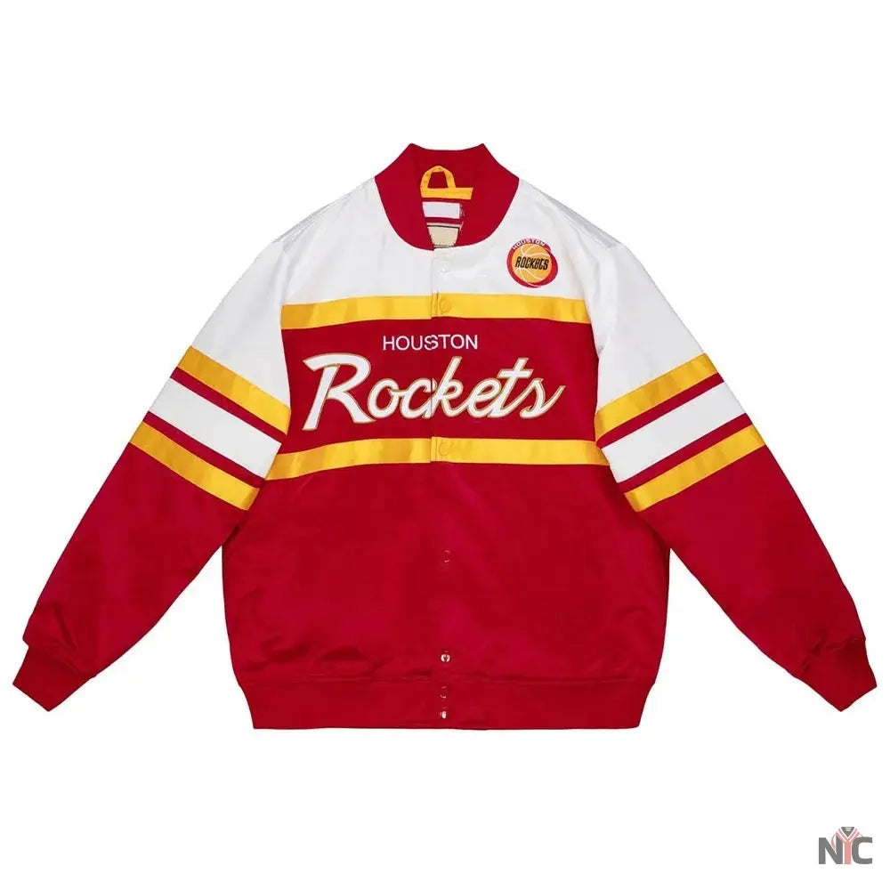 Houston Rockets Special Script Satin Jacket NYC Jackets