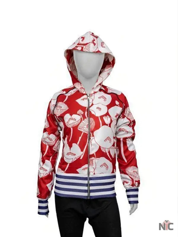 I Love America Lisa Floral Printed Jacket NYC Jackets