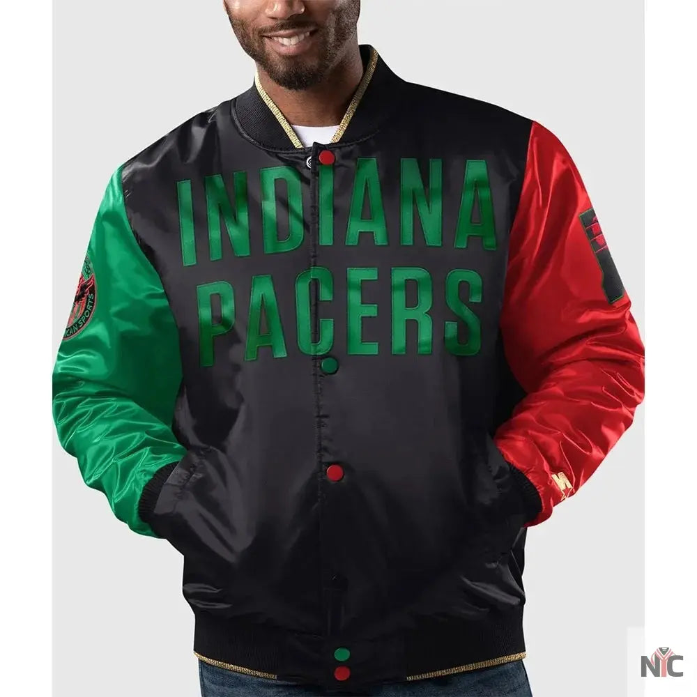 Indiana Pacers Ty Mopkins Black History Month Jacket NYC Jackets