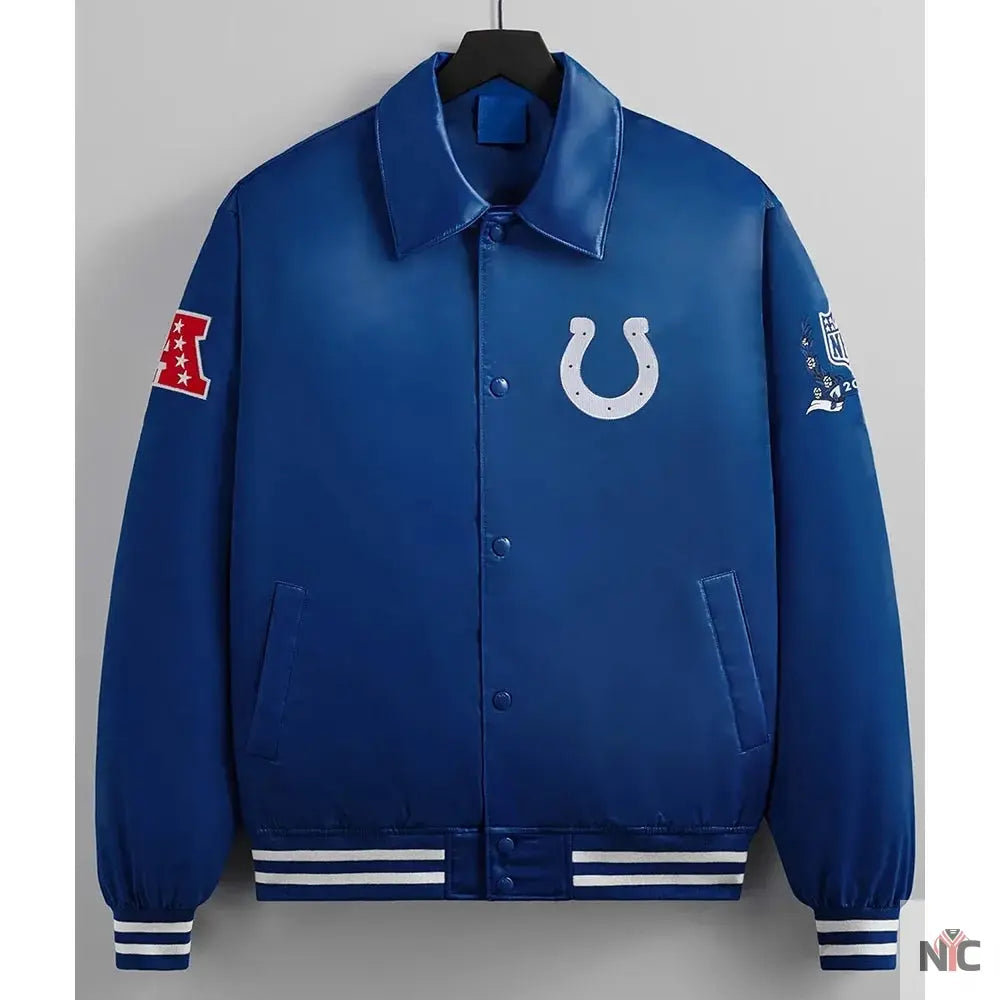 Indianapolis Colts Bomber Entice Jacket NYC Jackets
