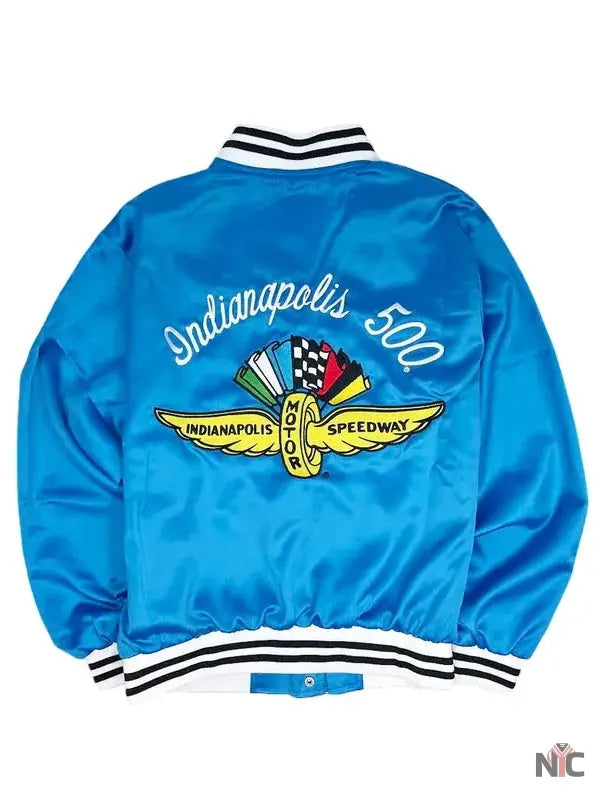 Indianapolis Motor Speedway 70’s Satin Bomber Jacket NYC Jackets