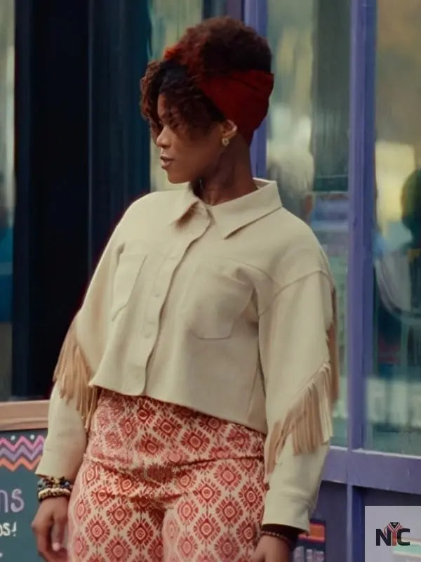 Ironheart Anji White Fringe Jacket NYC Jackets