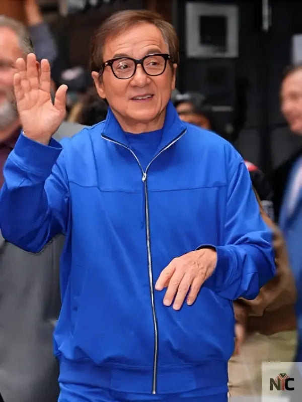 Jackie Chan NYC 2025 Blue Jacket NYC Jackets