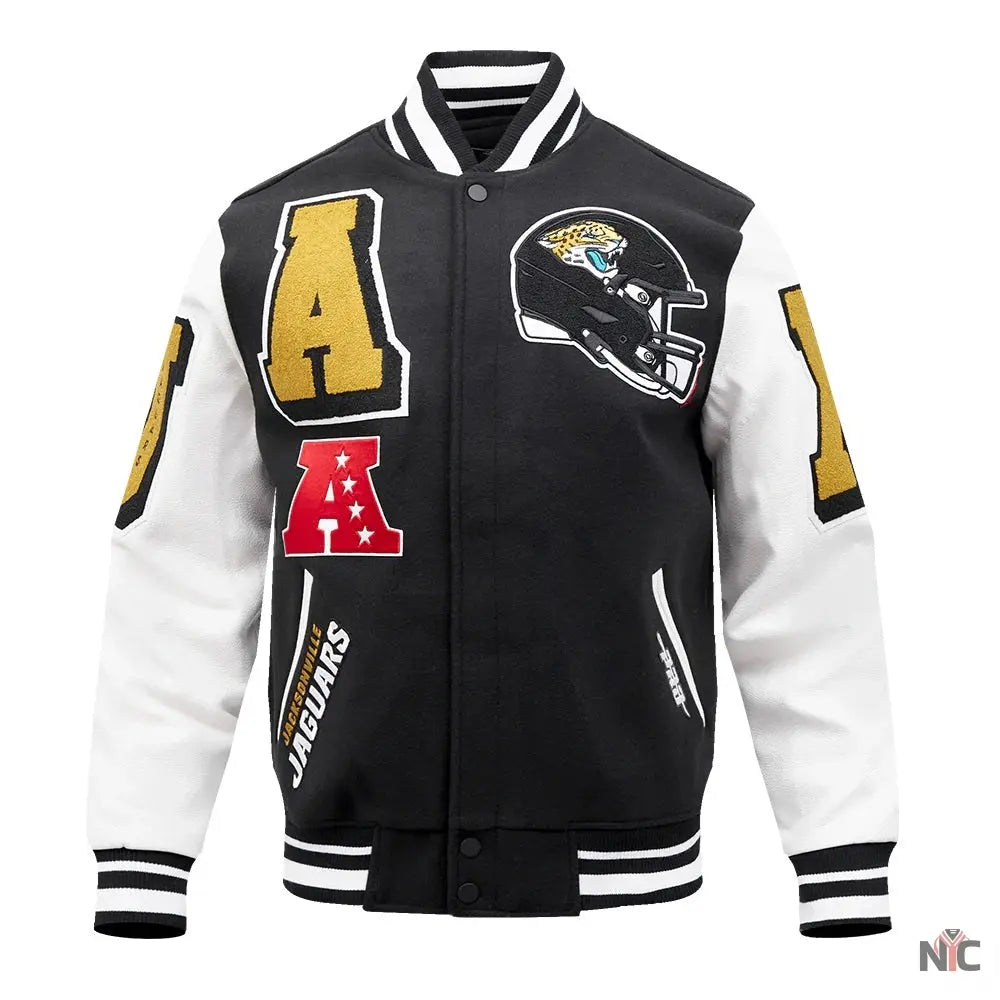 Jacksonville Jaguars Mashup Varsity Jacket NYC Jackets