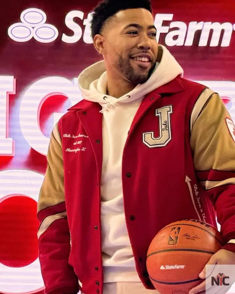 Jake From State Farm Insurance Varsity Jacket NYC Jackets