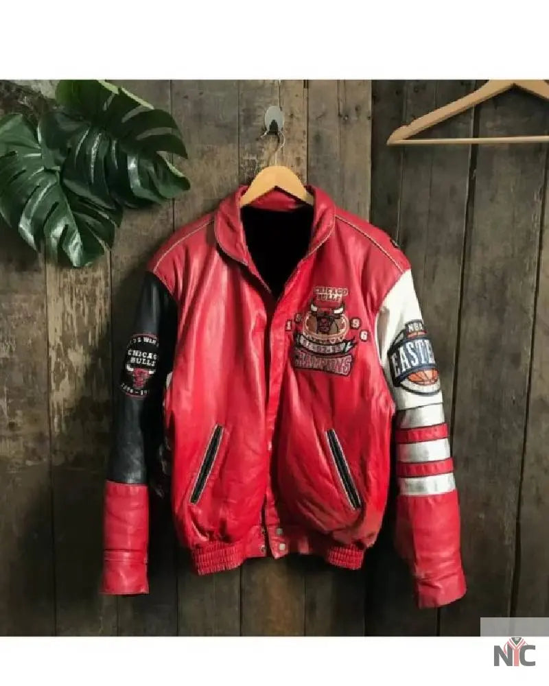 Jeff Hamilton Chicago Bulls Memorial Leather Jacket NYC Jackets